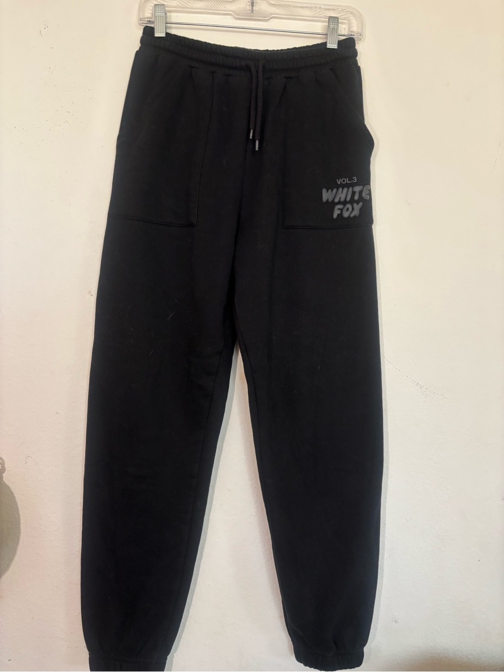 Volume 3 WhiteFox Boutique Black jogger sweatpants